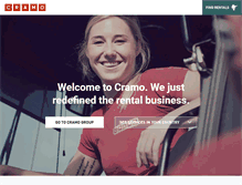 Tablet Screenshot of cramo.com